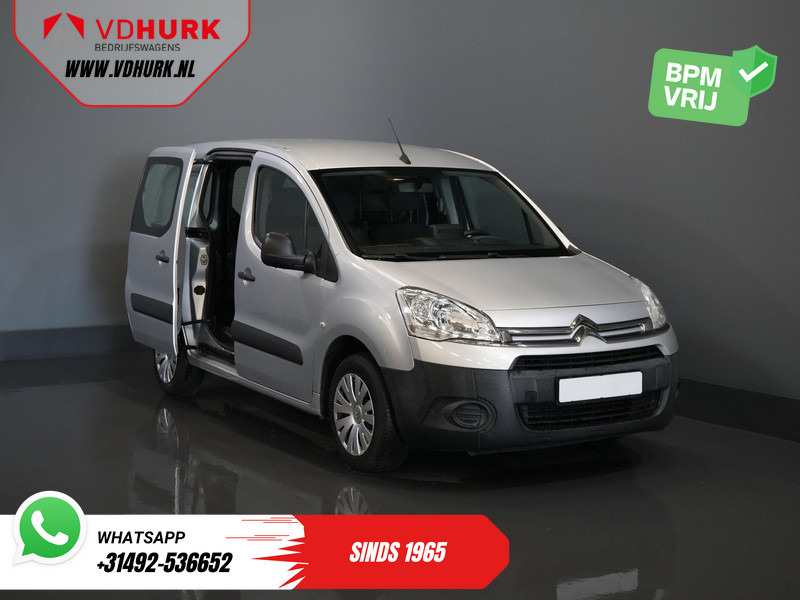 Små varebil Citroën Berlingo 1.6 HDI 90 pk L2 BPM VRIJ! 3 Pers./ NL-auto/ Airco/ Navi/ Trekhaak: billede 8