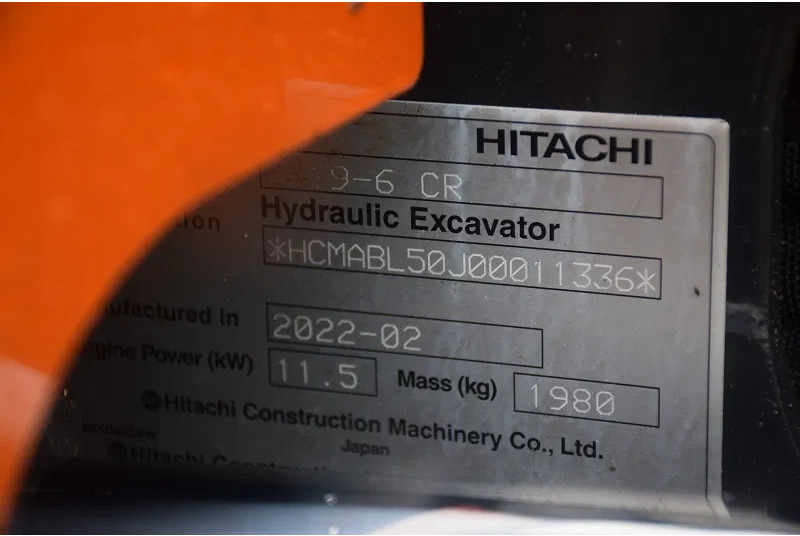 Minigravemaskine Hitachi ZX19.6 CR: billede 19