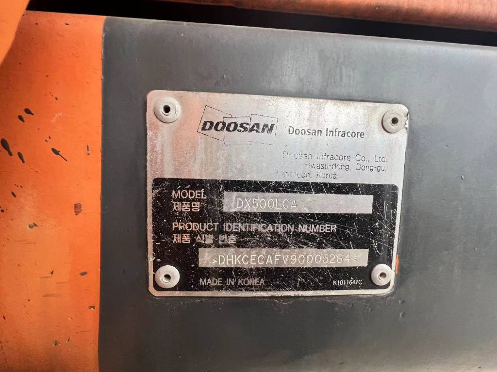 Bæltegravemaskine Doosan DX 500 LCA: billede 15