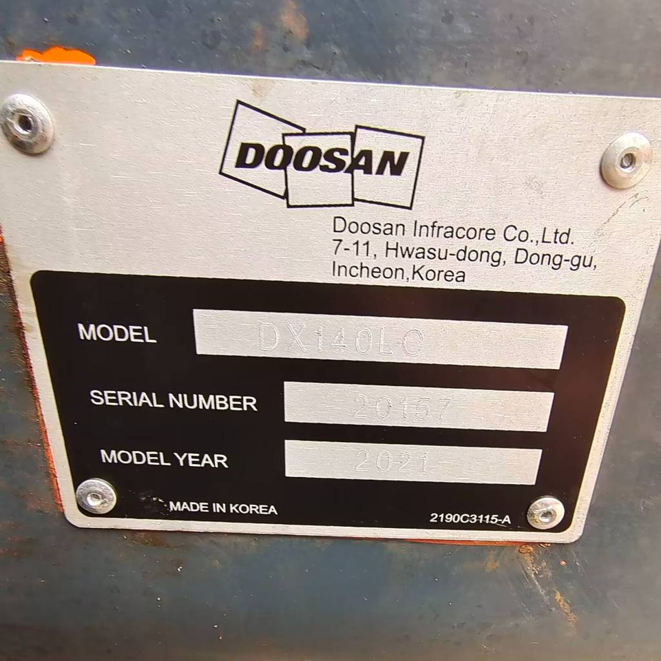 Bæltegravemaskine Doosan DX 500 LCA: billede 8