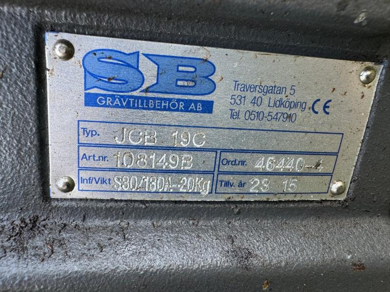 Minigravemaskine 2024 JCB 19 C-1 minigraver med 3 skuffer. KUN 140 TIMER: billede 14