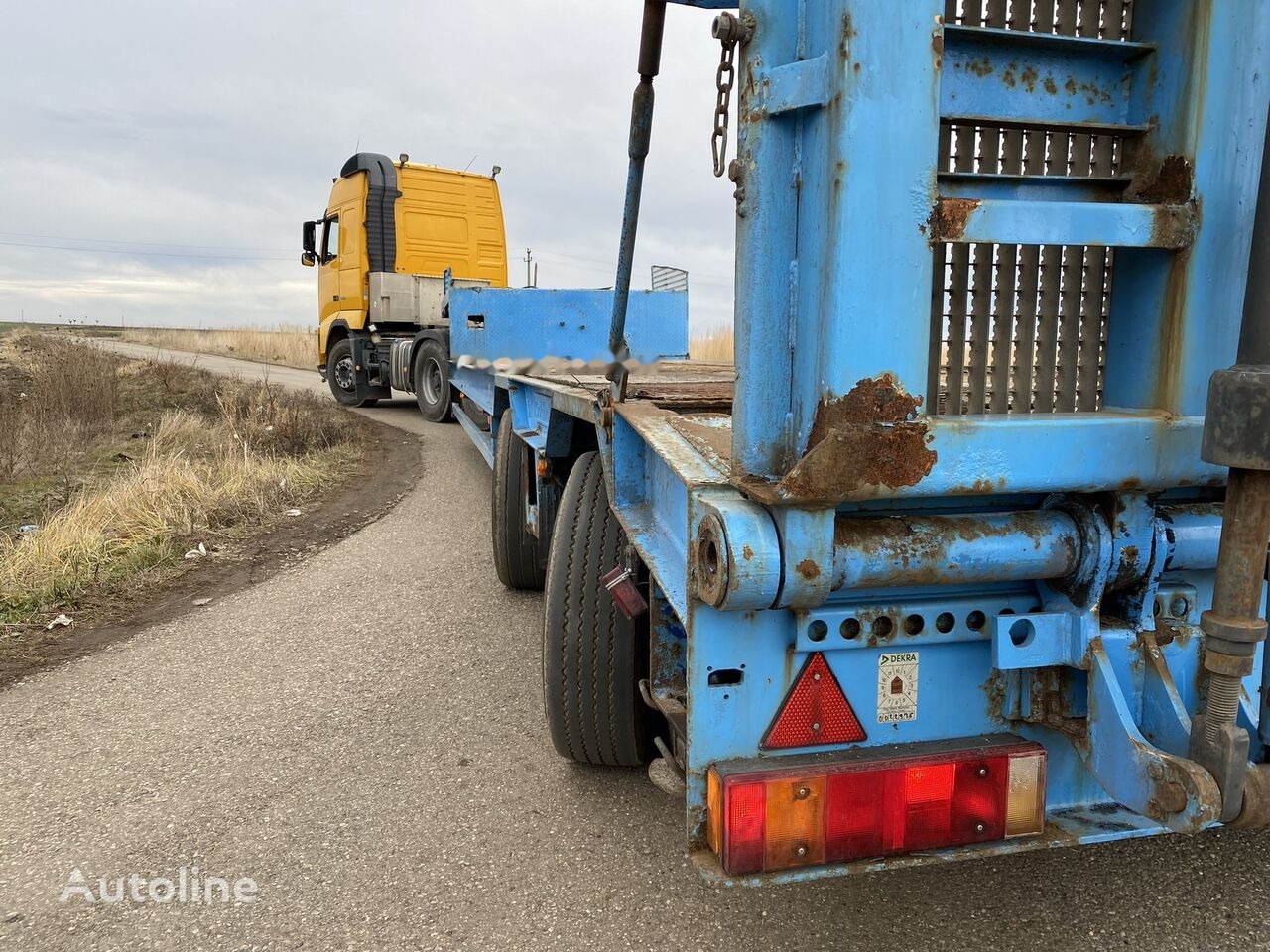 Nedbygget platform sættevogn Goldhofer GOLDHOFFER STZ - L2 - 23/80 Trailer Agabaritic 2 VIRATOARE : 2 S: billede 32