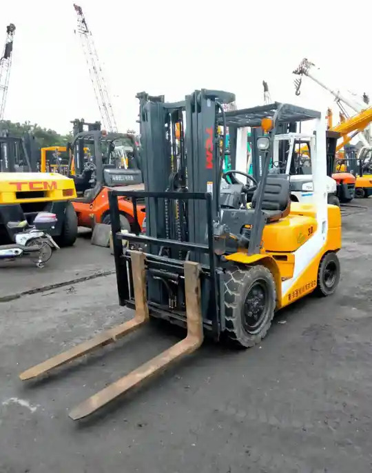 Diesel gaffeltruck Used Japan TCM 30 forklift 3ton lifting forklift TCM fd30 used forklift: billede 6