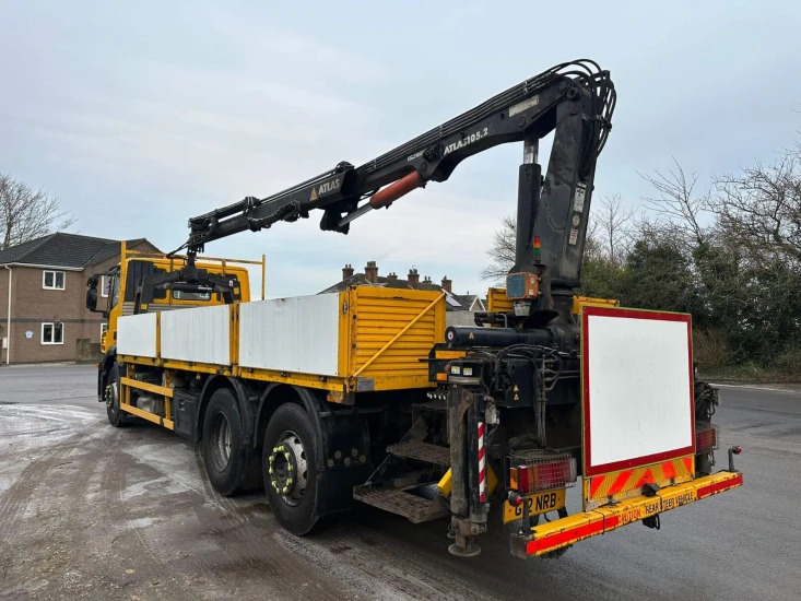 Lastbil med lad 2013 Iveco Strails Dropside/Crane Truck: billede 14