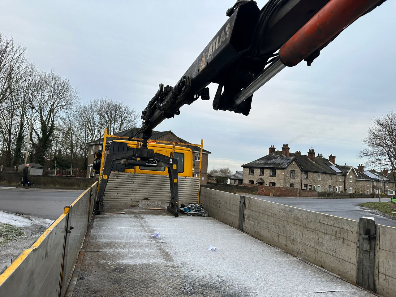 Lastbil med lad 2013 Iveco Strails Dropside/Crane Truck: billede 22