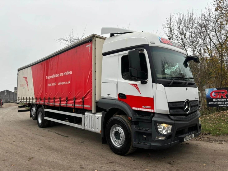 Lastbil med presenning 2016 Mercedes Actros 2533 Curtainside Truck YBU Actros: billede 7