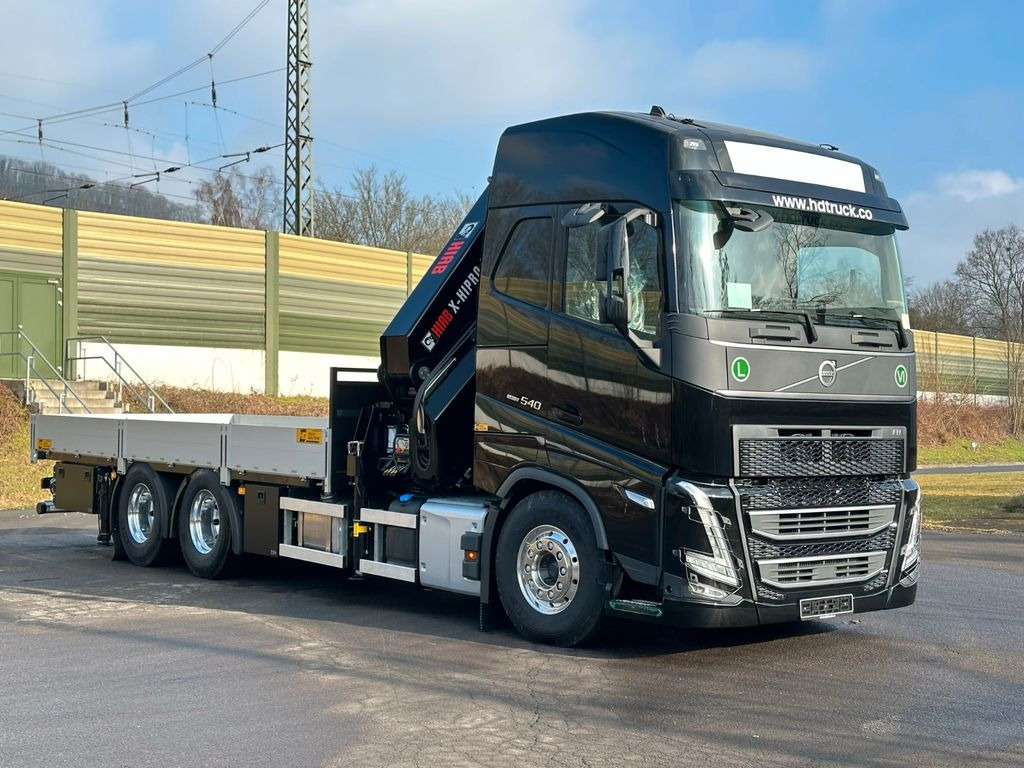 Ny Lastbil med lad, Lastbil med kran Volvo FH 540 6x4 Euro6e   HIAB X-HIPRO 548 E 8: billede 12