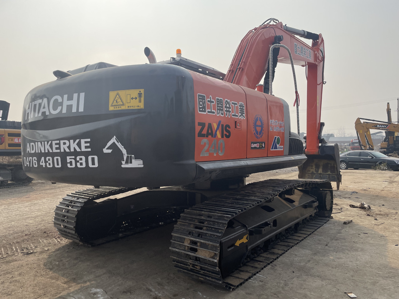 Bæltegravemaskine HITACHI ZX240: billede 9