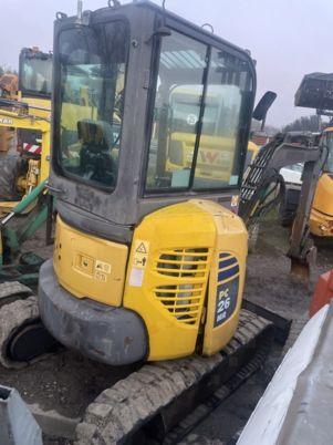 Minigravemaskine Komatsu PC26MR-3: billede 6