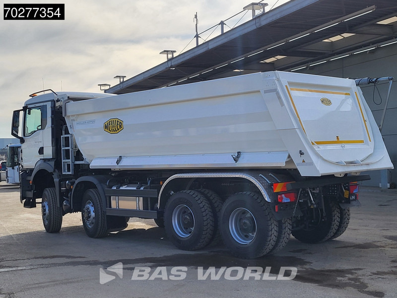 Ny Tipvogn lastbil MAN TGS 41.480 8X6 20m3 Meiller Big-Axle Automatic Steelsuspension Euro 6: billede 15