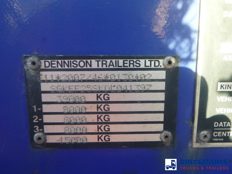 Containerbil/ Veksellad lastbil Dennison 3-axle container trailer 20-30-40-45 ft: billede 13