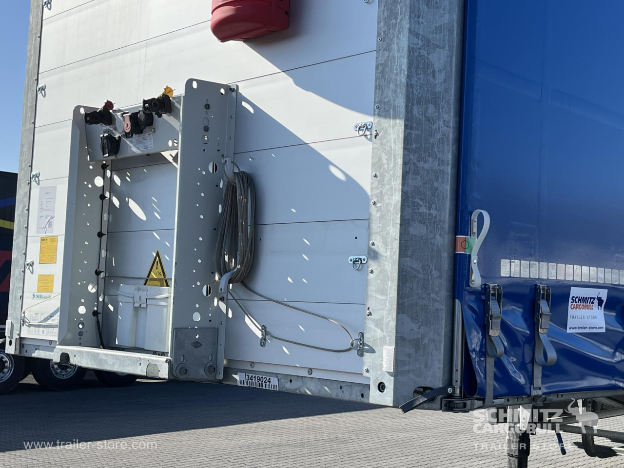 Gardintrailer SCHMITZ Auflieger Curtainsider Mega: billede 10