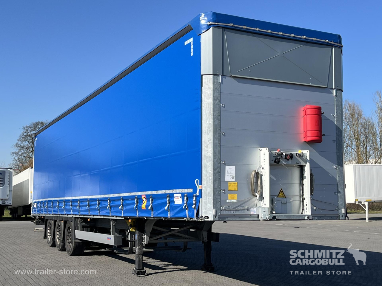 Gardintrailer SCHMITZ Auflieger Curtainsider Mega: billede 12