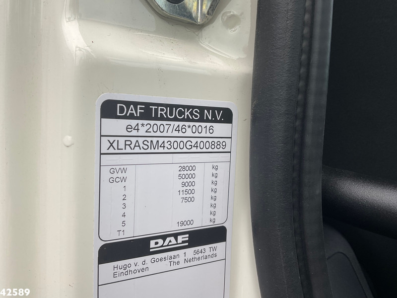 Lastbil kroghejs, Lastbil med kran DAF FAN CF 430 HMF 23 Tonmeter laadkraan: billede 18