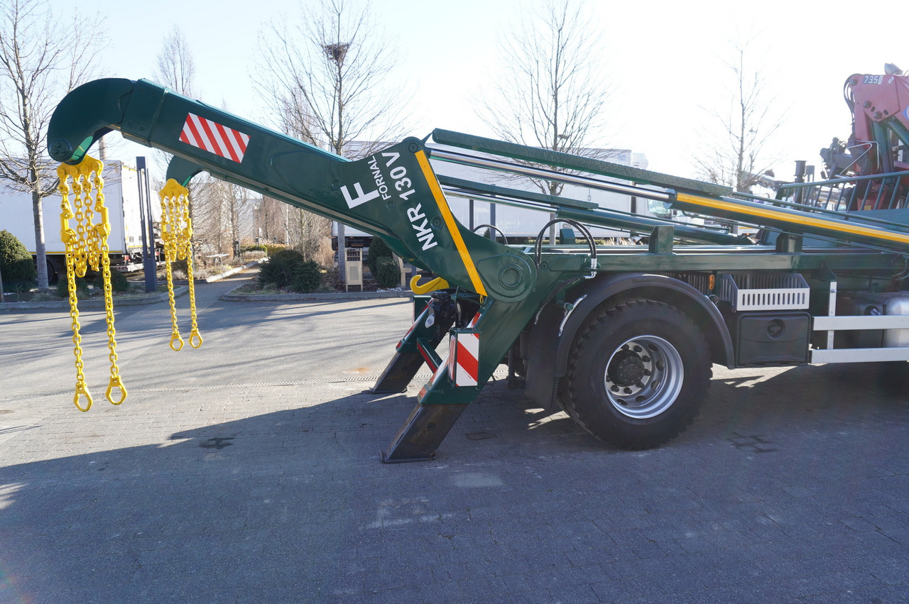 Liftdumper lastbil, Lastbil med kran DAF LF 18.310 E6 / Skip loader Fornal NKR 130V / HDS HMF 735 K2 / Manual gearbox: billede 17