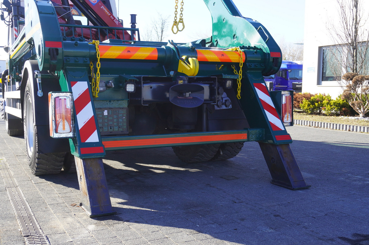 Liftdumper lastbil, Lastbil med kran DAF LF 18.310 E6 / Skip loader Fornal NKR 130V / HDS HMF 735 K2 / Manual gearbox: billede 15