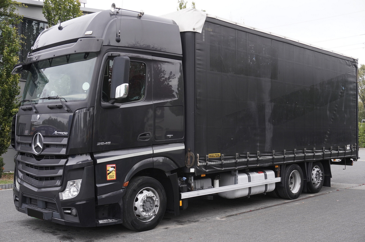 Lastbil med presenning MERCEDES-BENZ Actros 2545 E6 6×2 Giga 19 pallets: billede 1