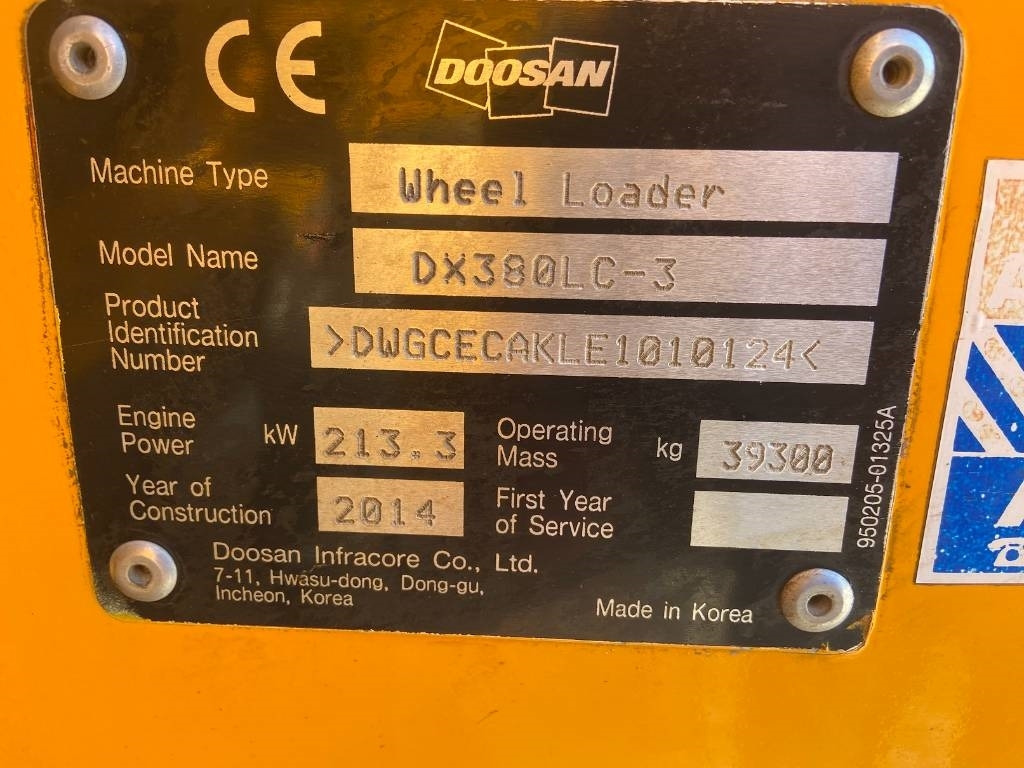 Bæltegravemaskine Doosan DX 380 LC-3: billede 28