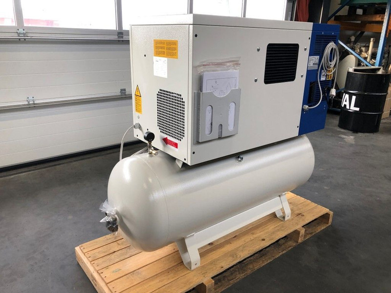 Ny Luftkompressor Fiac New Silver D 7.5 / 300 Silent 5.5 kW 720 L / min 10 bar Elektrische Schroefcompressor met ketel en droger: billede 14