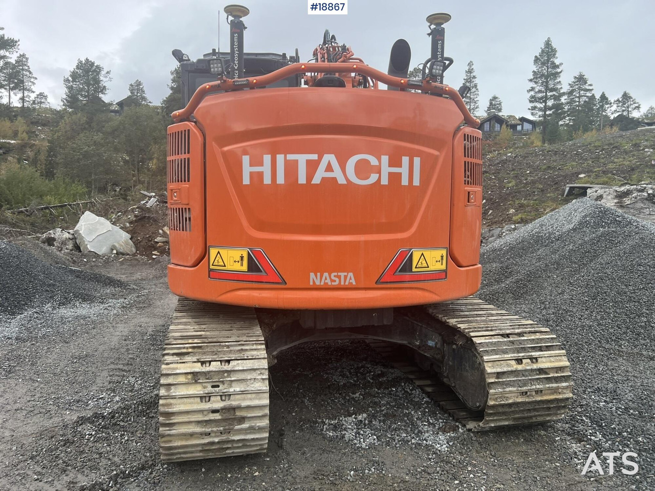 Gravemaskine Hitachi ZX135 US-7: billede 6