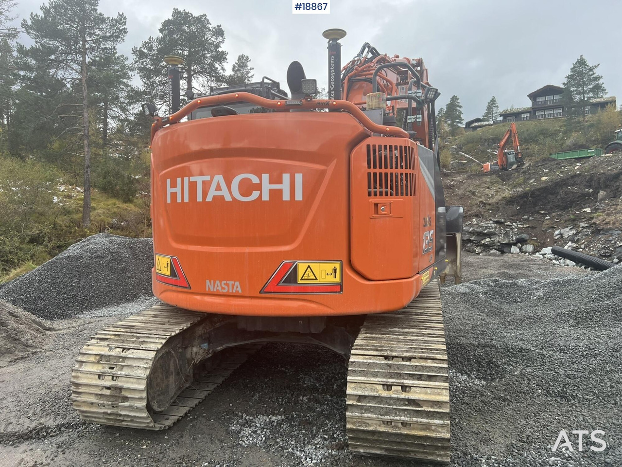 Gravemaskine Hitachi ZX135 US-7: billede 7