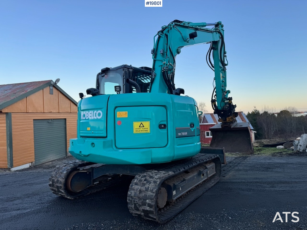 Gravemaskine Kobelco SK75SR-3E: billede 6