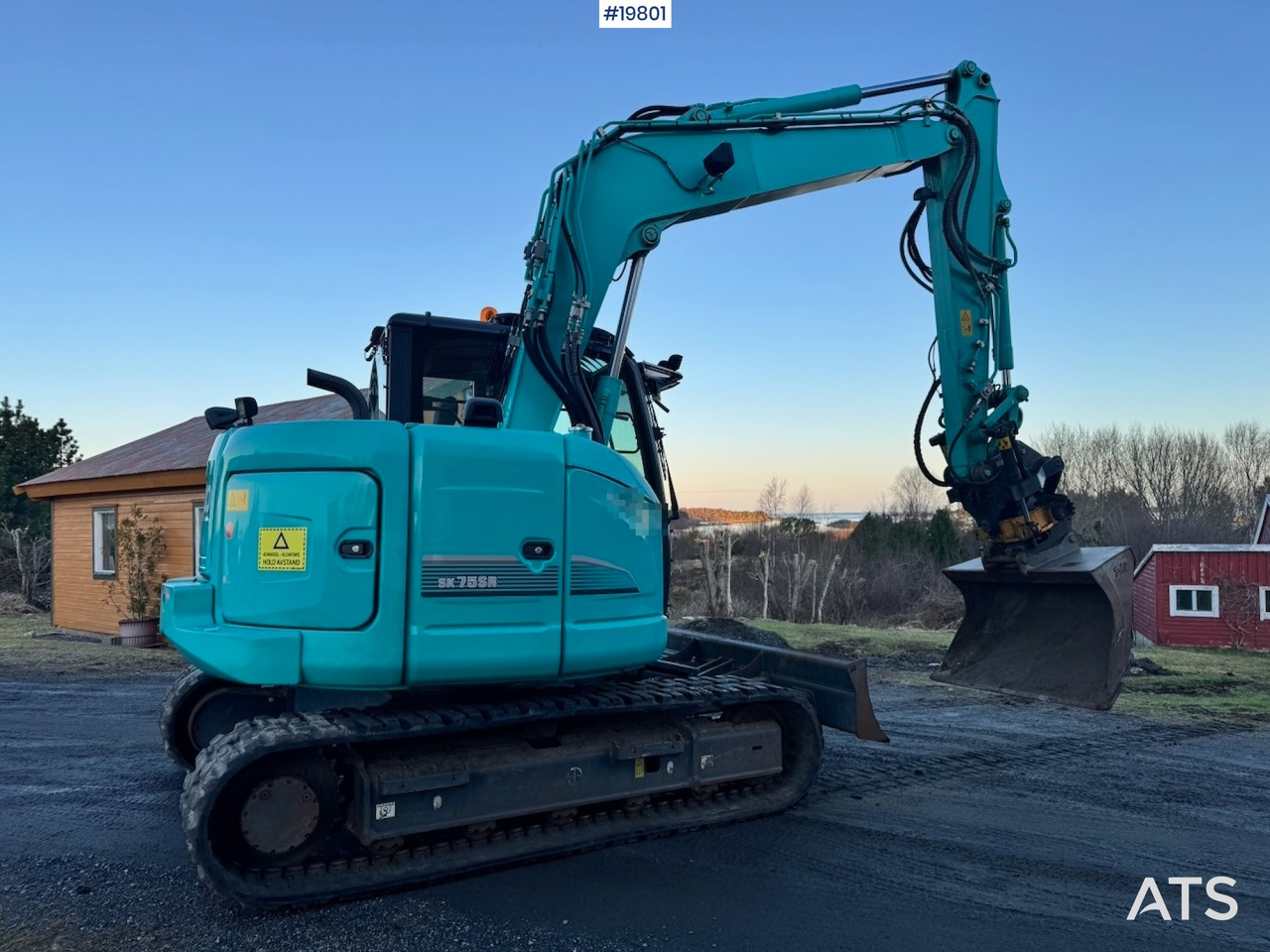 Gravemaskine Kobelco SK75SR-3E: billede 7