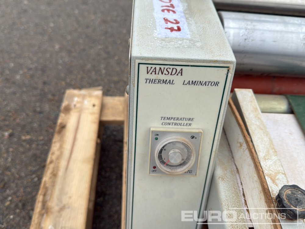 Bygningsudstyr Vansda Thermal Laminator 220Volts: billede 6