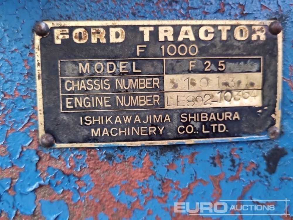 Traktor Ford 1000: billede 34