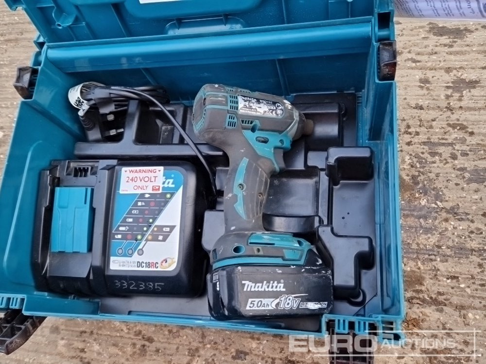 Bygningsudstyr Makita 110Volt Impact Gun, 110Volt Hammer Drill, Battery Impact Gun (2 of), Battery Hammer Drill, Spectra Laser Level: billede 23