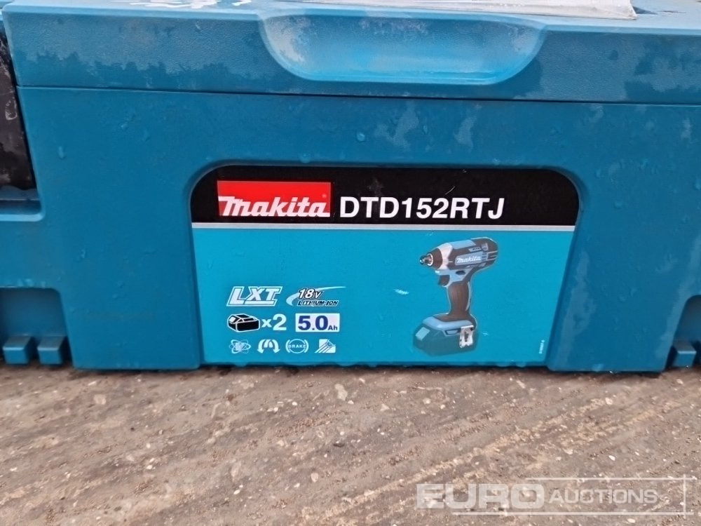 Bygningsudstyr Makita 110Volt Impact Gun, 110Volt Hammer Drill, Battery Impact Gun (2 of), Battery Hammer Drill, Spectra Laser Level: billede 6