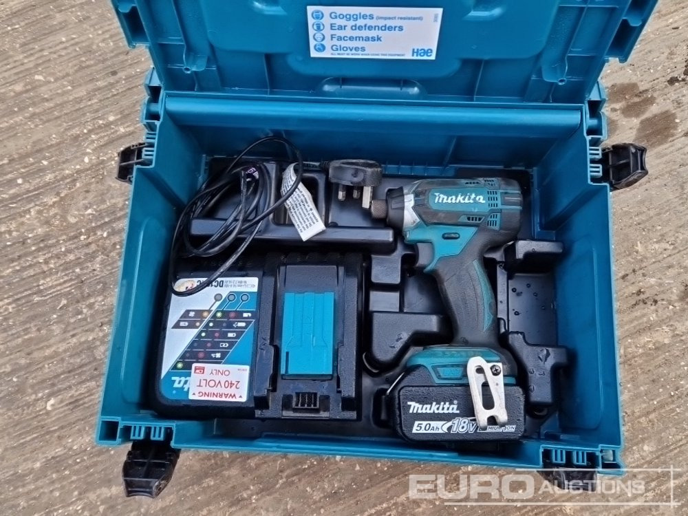 Bygningsudstyr Makita 110Volt Impact Gun, 110Volt Hammer Drill, Battery Impact Gun (2 of), Battery Hammer Drill, Spectra Laser Level: billede 7