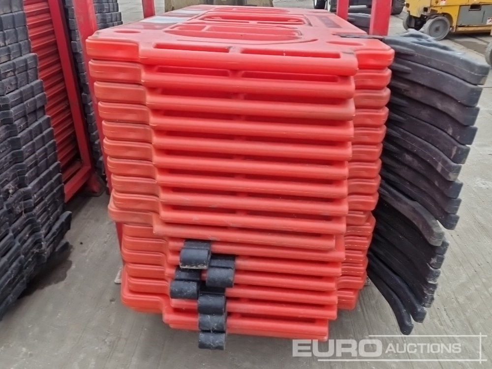 Bygningsudstyr Stillage of Plastic Pedestrian Fencing (3 of): billede 12