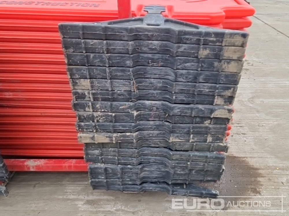 Bygningsudstyr Stillage of Plastic Pedestrian Fencing (3 of): billede 10