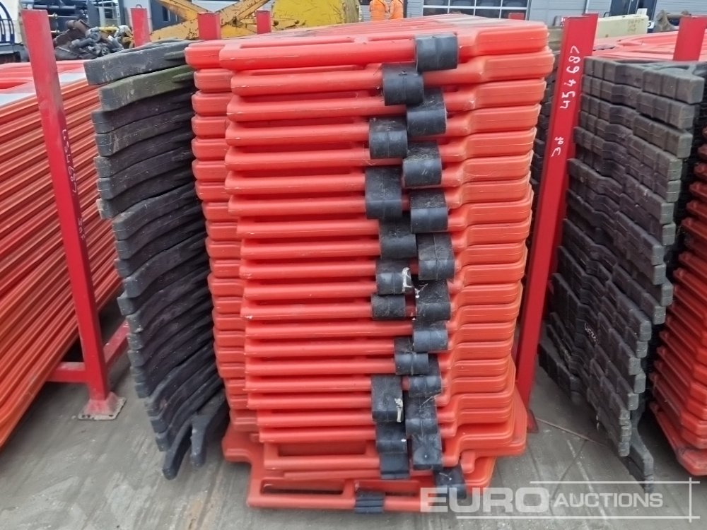 Bygningsudstyr Stillage of Plastic Pedestrian Fencing (3 of): billede 16